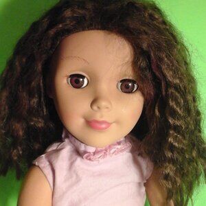 Paradise horse 18in Brunette doll OG AG